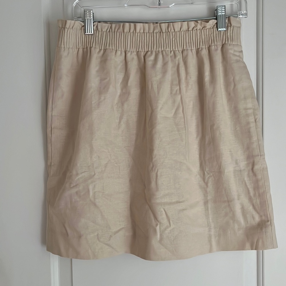 J crew factory elastic waist city skirt